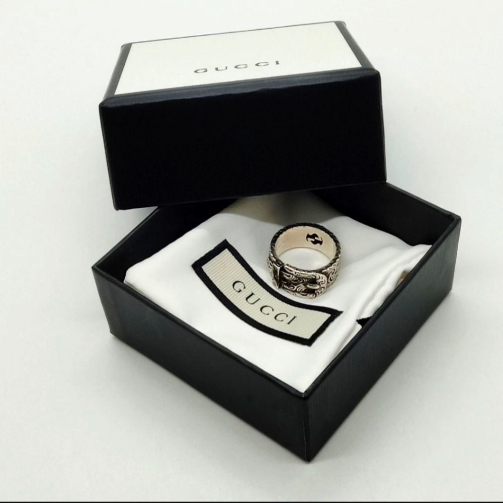 GUCCI Silver Garden Ring